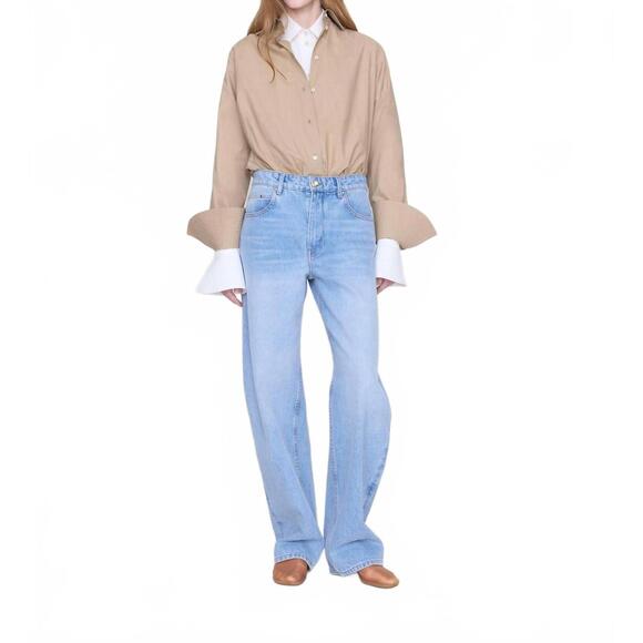 OSSOU Denim - NEW OSSOU rider straight leg jeans in salt wash